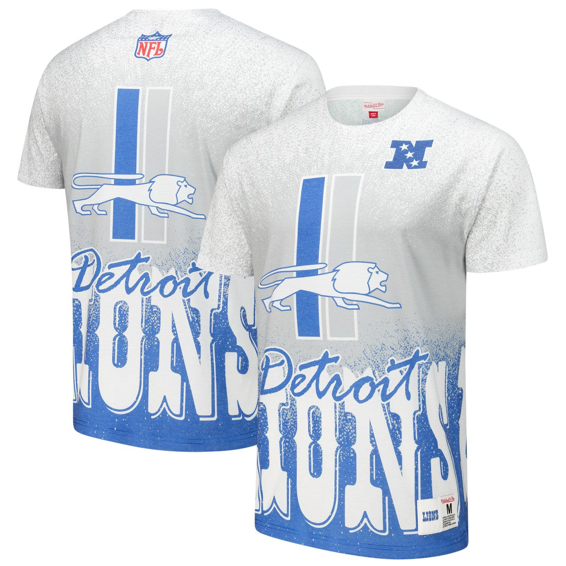 Detroit Lions Team Burst Vintage Logo T-Shirt - White sale