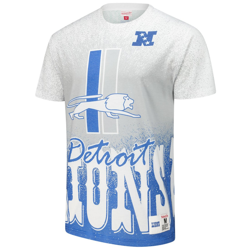 Detroit Lions Team Burst Vintage Logo T-Shirt - White sale