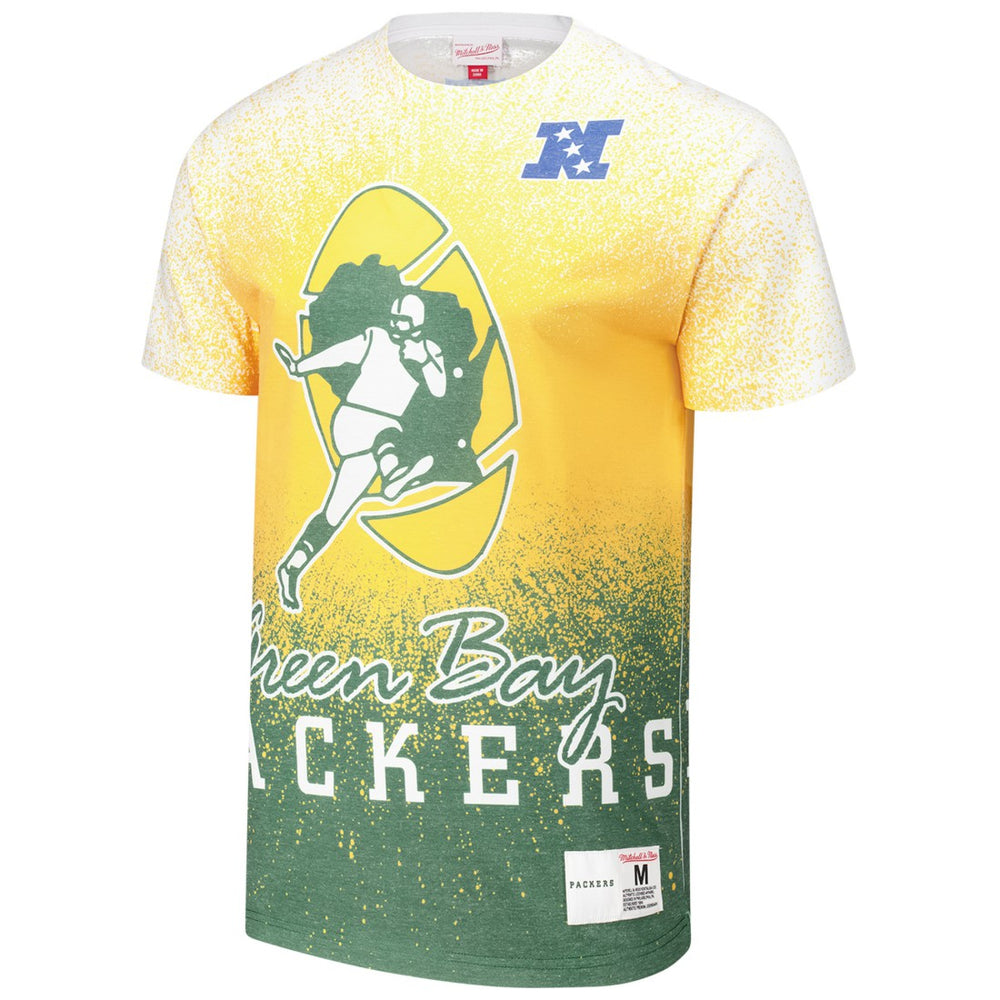 Green Bay Packers Team Burst Vintage Logo T-Shirt - White outlet