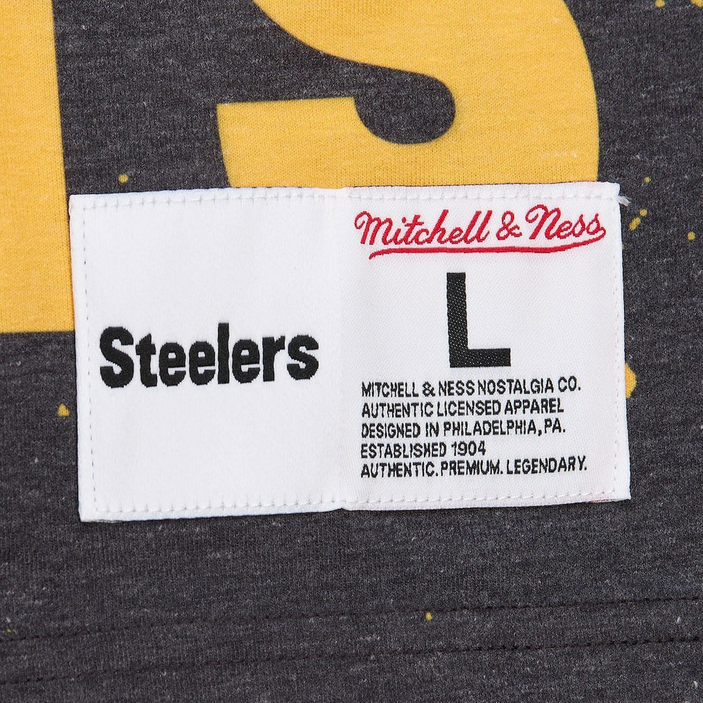 Pittsburgh Steelers Team Burst Vintage Logo T-Shirt - White cheap