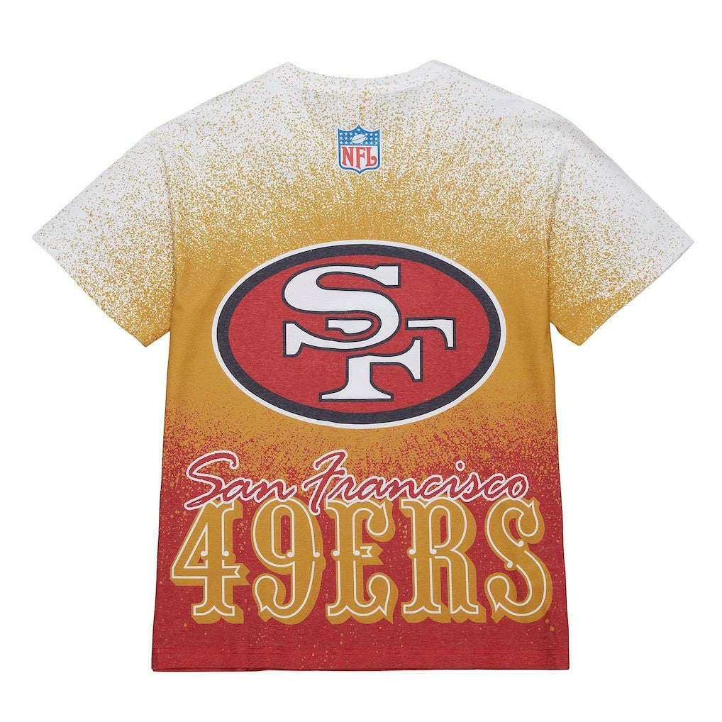 San Francisco 49ers Team Burst Vintage Logo T-Shirt - White outlet