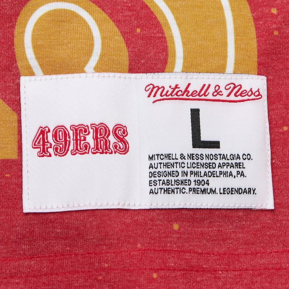 San Francisco 49ers Team Burst Vintage Logo T-Shirt - White outlet