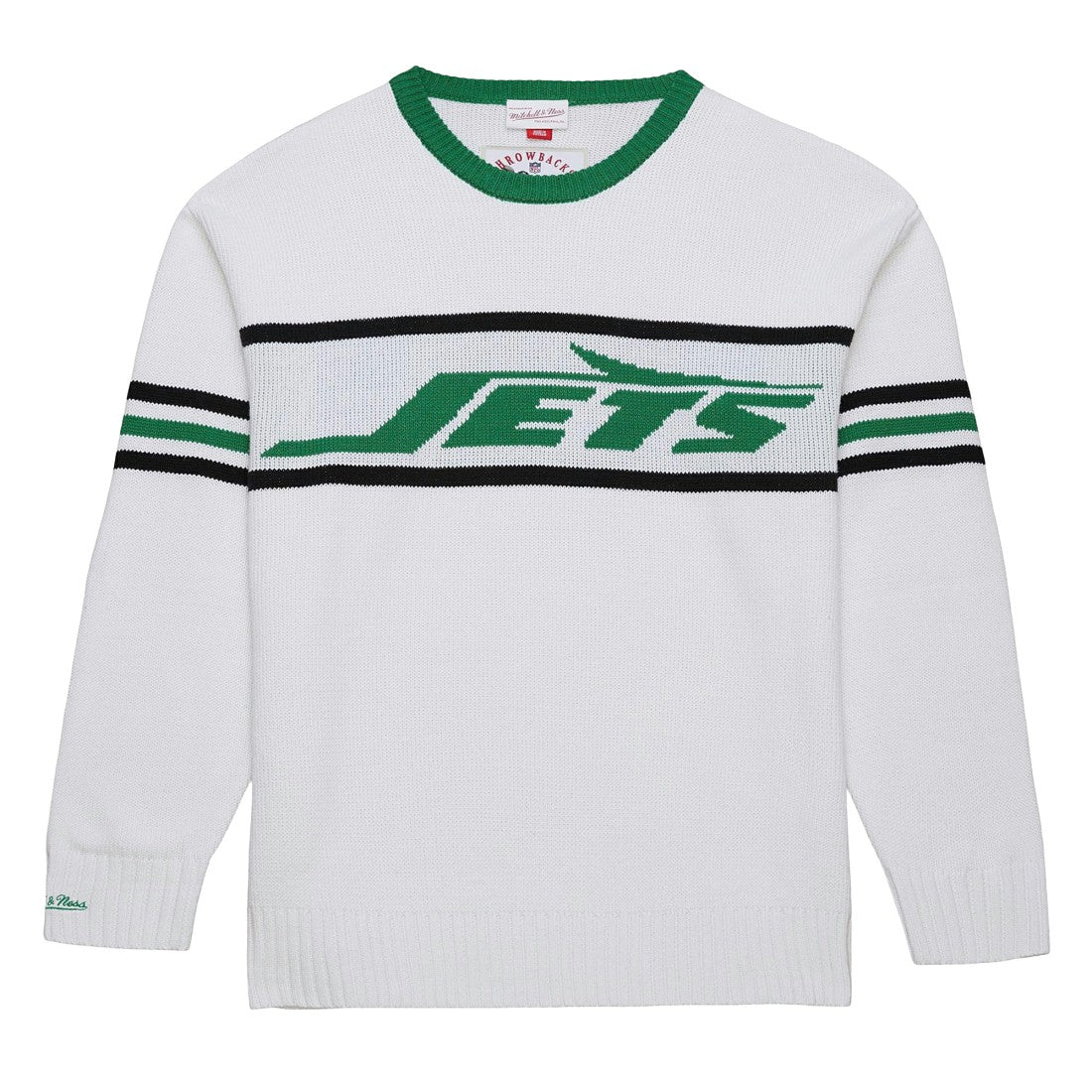 New York Jets Throwback 1984 Pullover Sweater - White online