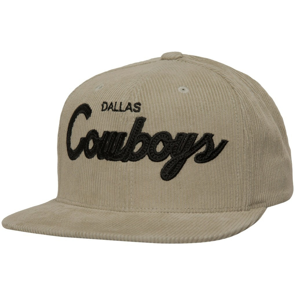 Dallas Cowboys Cord Snapback Hat - Tan for sale