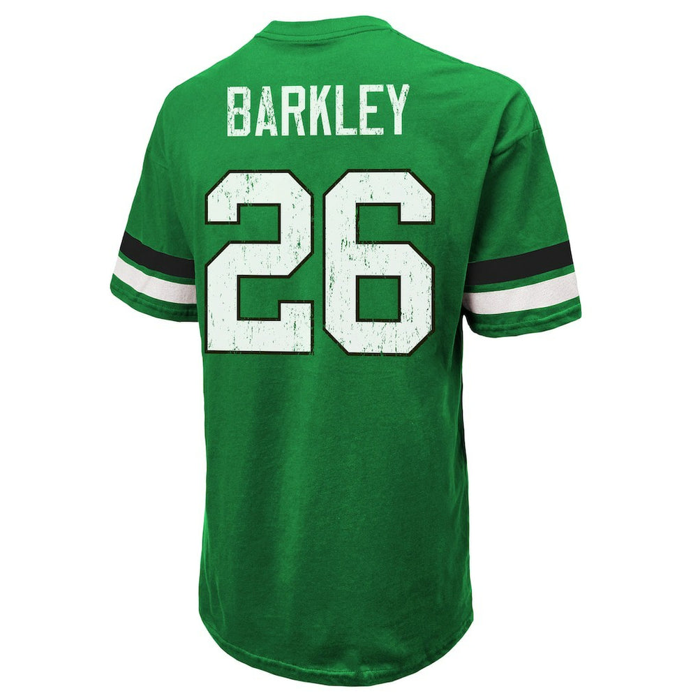Saquon Barkley Philadelphia Eagles Majestic Threads Name & Number Oversized T-Shirt - Kelly Green discount