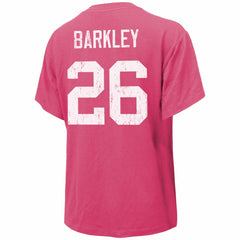Saquon Barkley Philadelphia Eagles Majestic Threads Women's Name & Number T-Shirt - Pink on sale