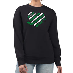Dallas Stars G-III 4Her by Carl Banks Women's Heart Graphic Pullover Sweatshirt Black