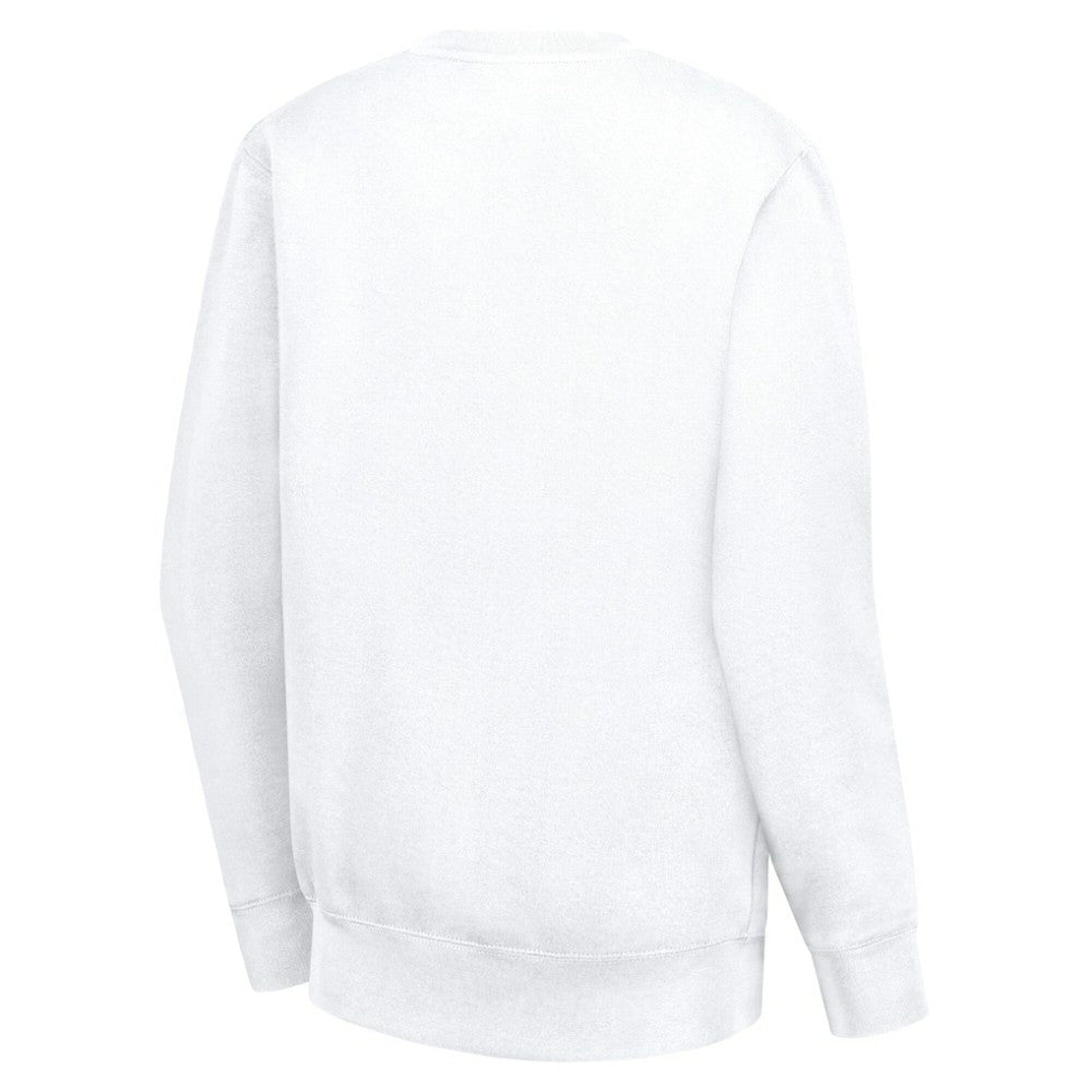 Vancouver Canucks G-III 4Her by Carl Banks Women's Filigree Team Graphic Fleece Pullover Sweatshirt Heather Gray