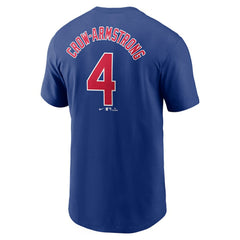 Pete Crow-Armstrong Chicago Cubs Fuse Name & Number T-Shirt - Royal | Nike