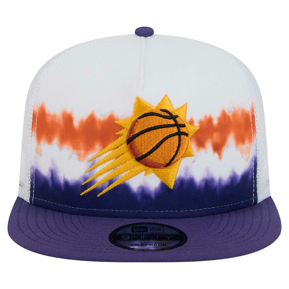 Phoenix Suns Dip-Dye 9FIFTY A-Frame Trucker Snapback Hat - White/Purple | New Era online
