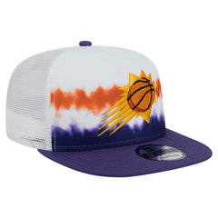 Phoenix Suns Dip-Dye 9FIFTY A-Frame Trucker Snapback Hat - White/Purple | New Era online