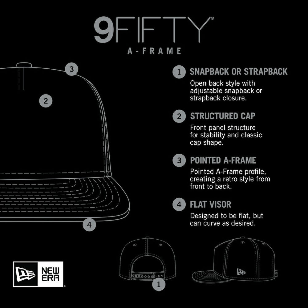 Philadelphia 76ers Vented 9FIFTY A-Frame Snapback Hat - Black | New Era shop