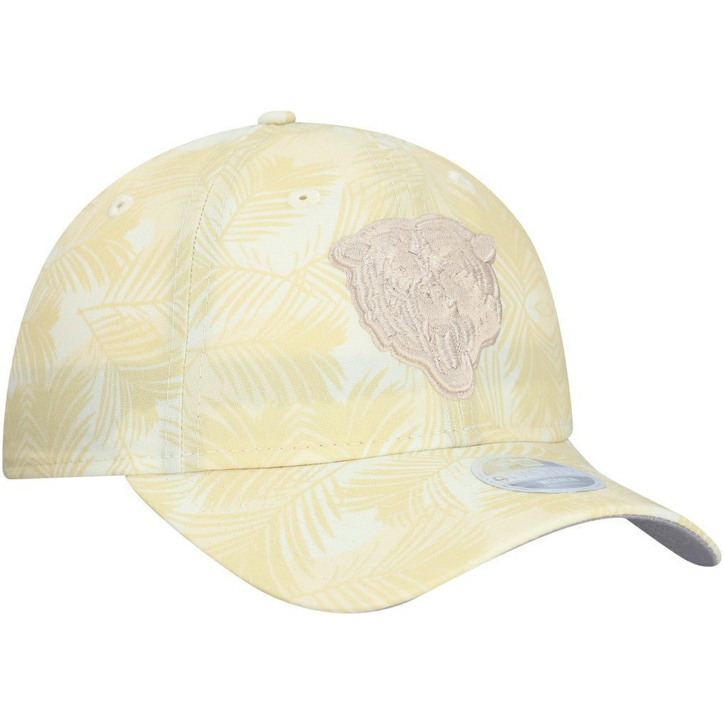 Chicago Bears New Era Women's Frond 9TWENTY Adjustable Hat - Cream for sale