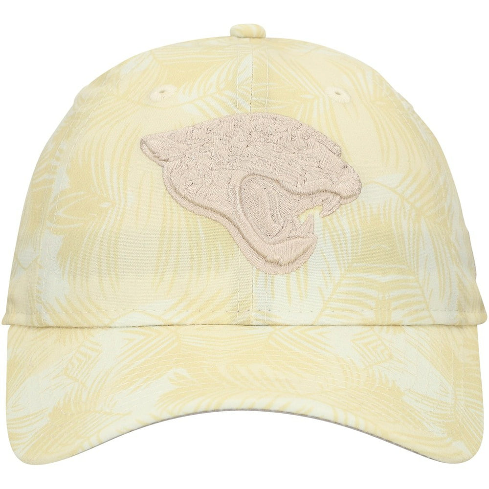 Jacksonville Jaguars New Era Women's Frond 9TWENTY Adjustable Hat - Cream on sale