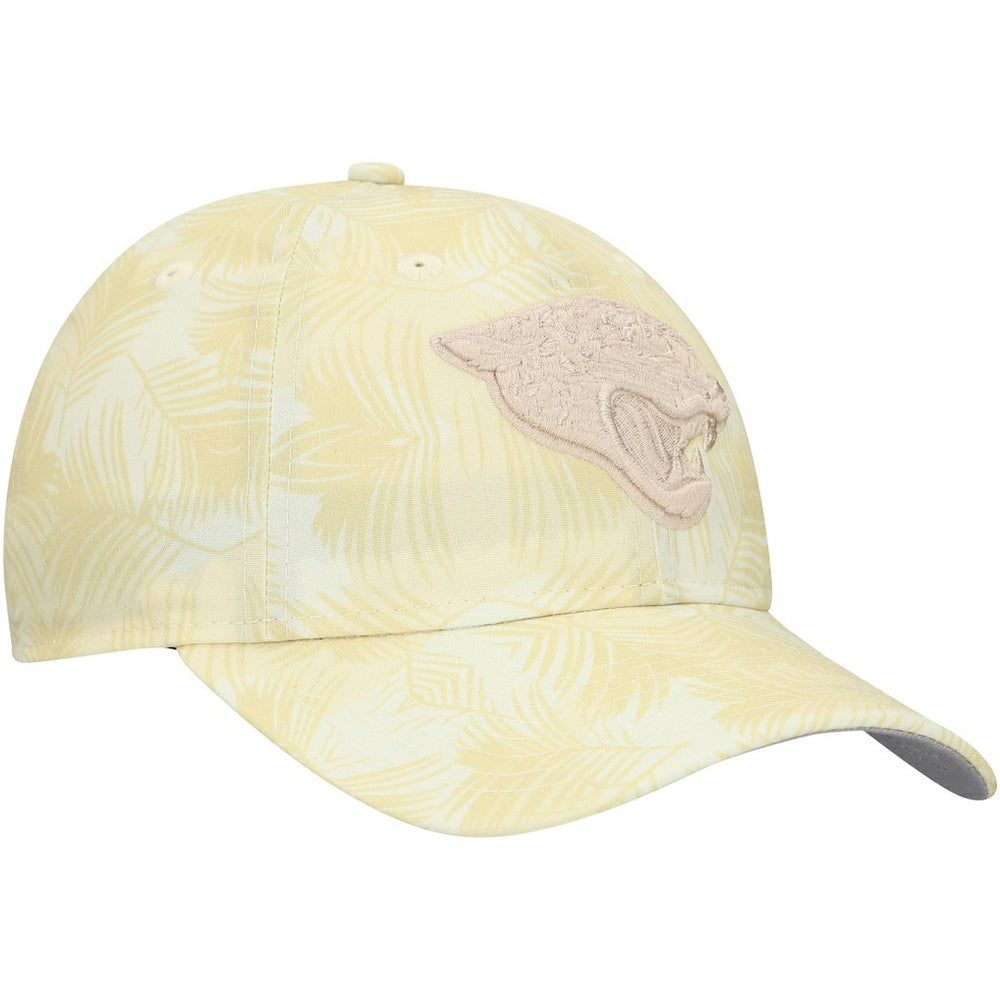 Jacksonville Jaguars New Era Women's Frond 9TWENTY Adjustable Hat - Cream on sale