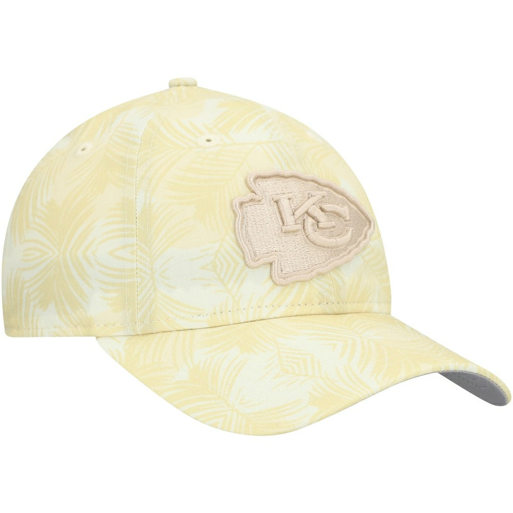 Kansas City Chiefs New Era Women's Frond 9TWENTY Adjustable Hat - Cream cheap