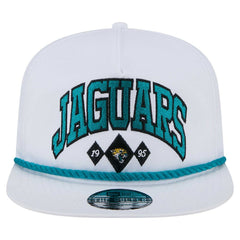 Jacksonville Jaguars New Era Diamond Golfer Snapback Hat - White cheap