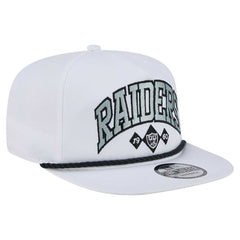 Las Vegas Raiders New Era Diamond Golfer Snapback Hat - White cheap