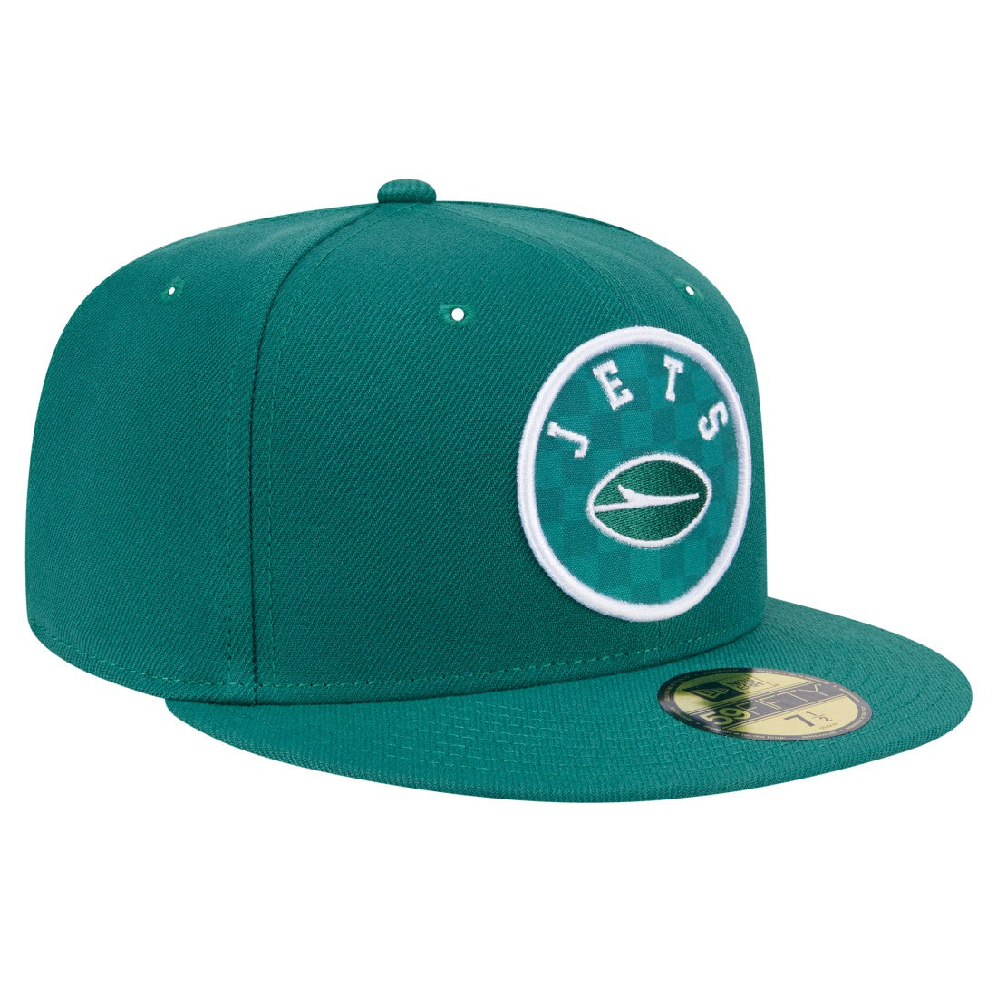 New York Jets New Era Checkered 59FIFTY Fitted Hat - Green outlet