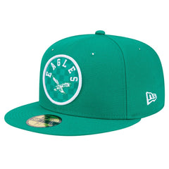 Philadelphia Eagles New Era Checkered 59FIFTY Fitted Hat - Kelly Green for sale