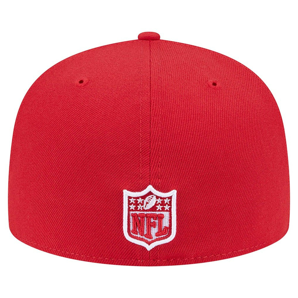 San Francisco 49ers New Era Checkered 59FIFTY Fitted Hat - Scarlet on sale