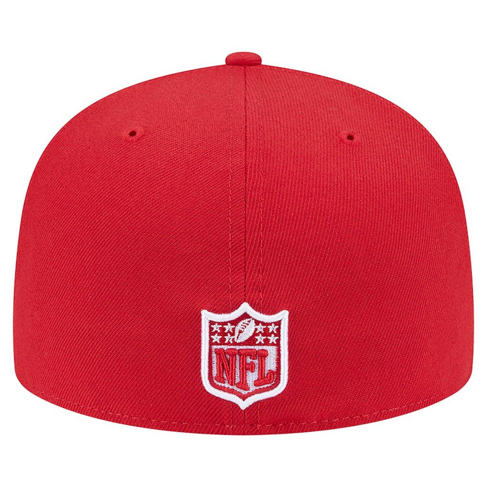 San Francisco 49ers New Era Checkered 59FIFTY Fitted Hat - Scarlet on sale
