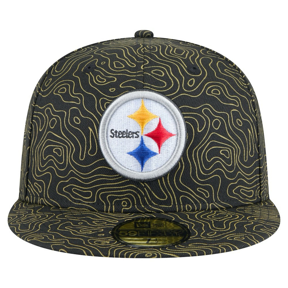 Pittsburgh Steelers New Era Geo 59FIFTY Fitted Hat - Black discount