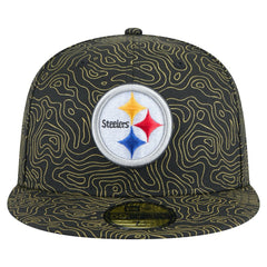 Pittsburgh Steelers New Era Geo 59FIFTY Fitted Hat - Black discount