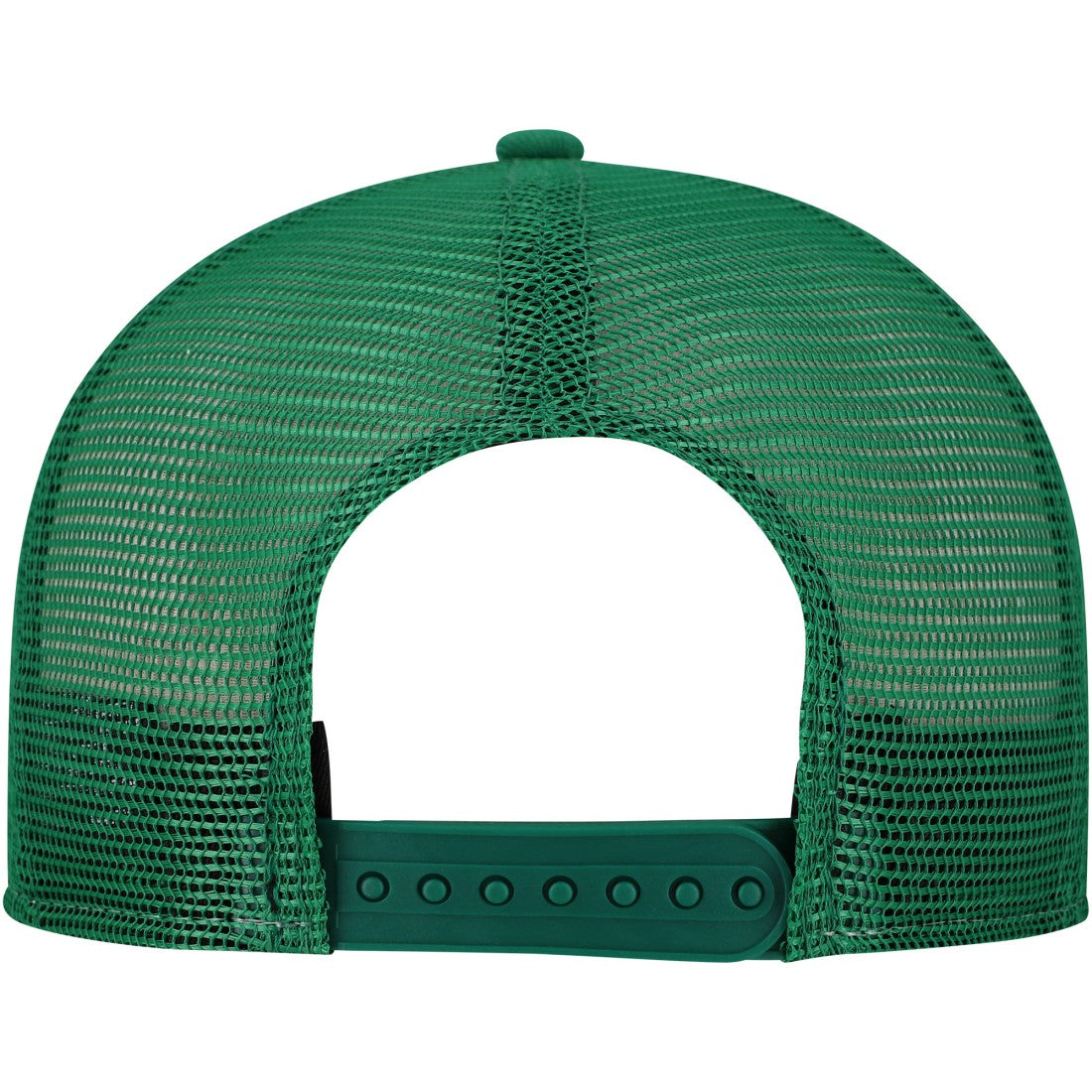 New York Jets New Era Striped A-Frame 9FIFTY Adjustable Trucker Snapback Hat - White/Green on sale