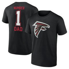 Atlanta Falcons Father's Day #1 Dad T-Shirt - Black online