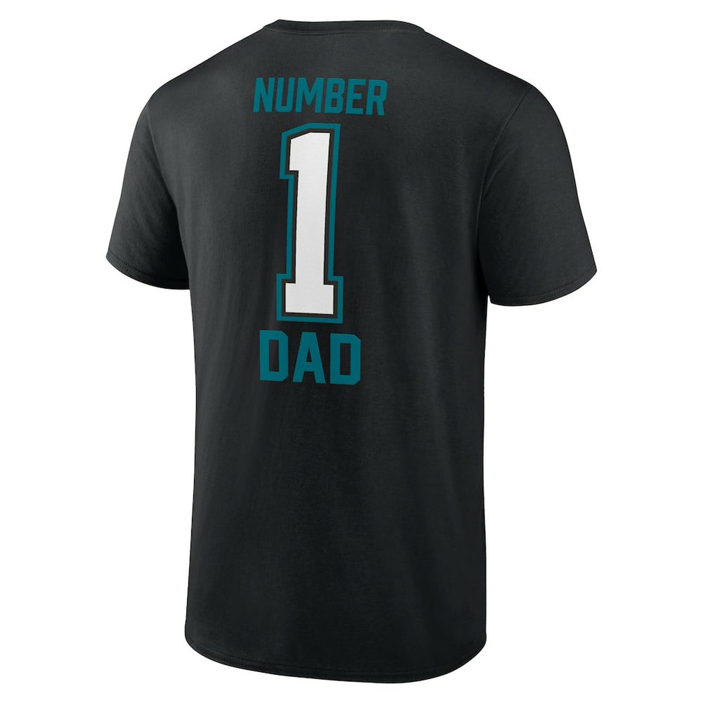 Jacksonville Jaguars Father's Day #1 Dad T-Shirt - Black online