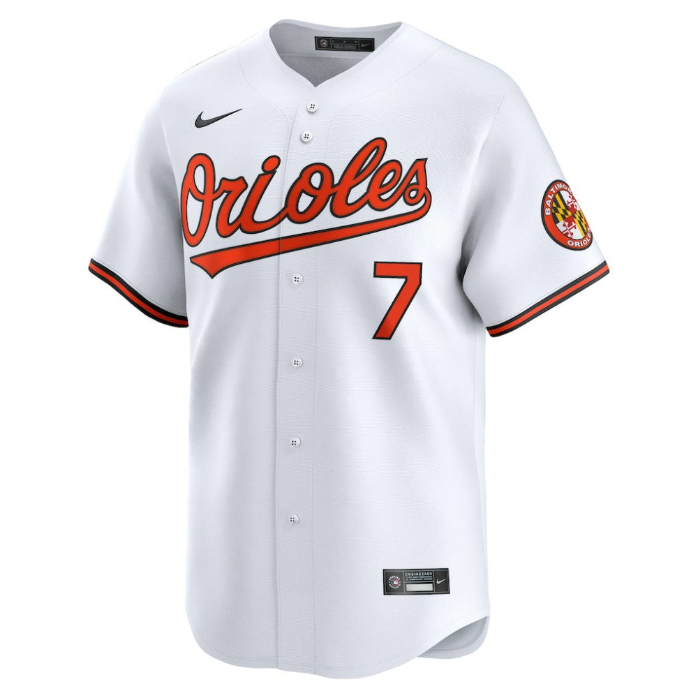 Jackson Holliday Baltimore Orioles Home Limited Player Jersey - White | Nike