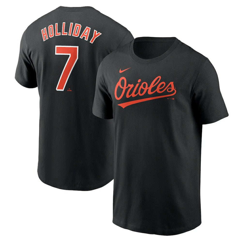 Jackson Holliday Baltimore Orioles Youth Name & Number T-Shirt - Black | Nike