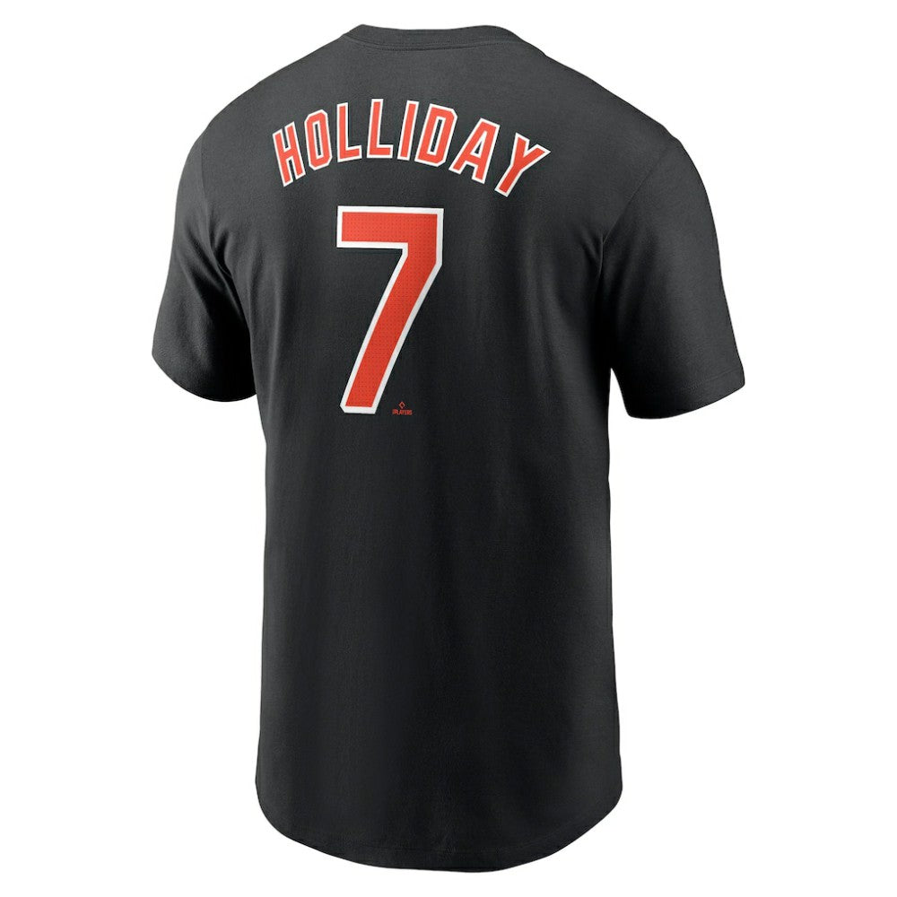 Jackson Holliday Baltimore Orioles Youth Name & Number T-Shirt - Black | Nike