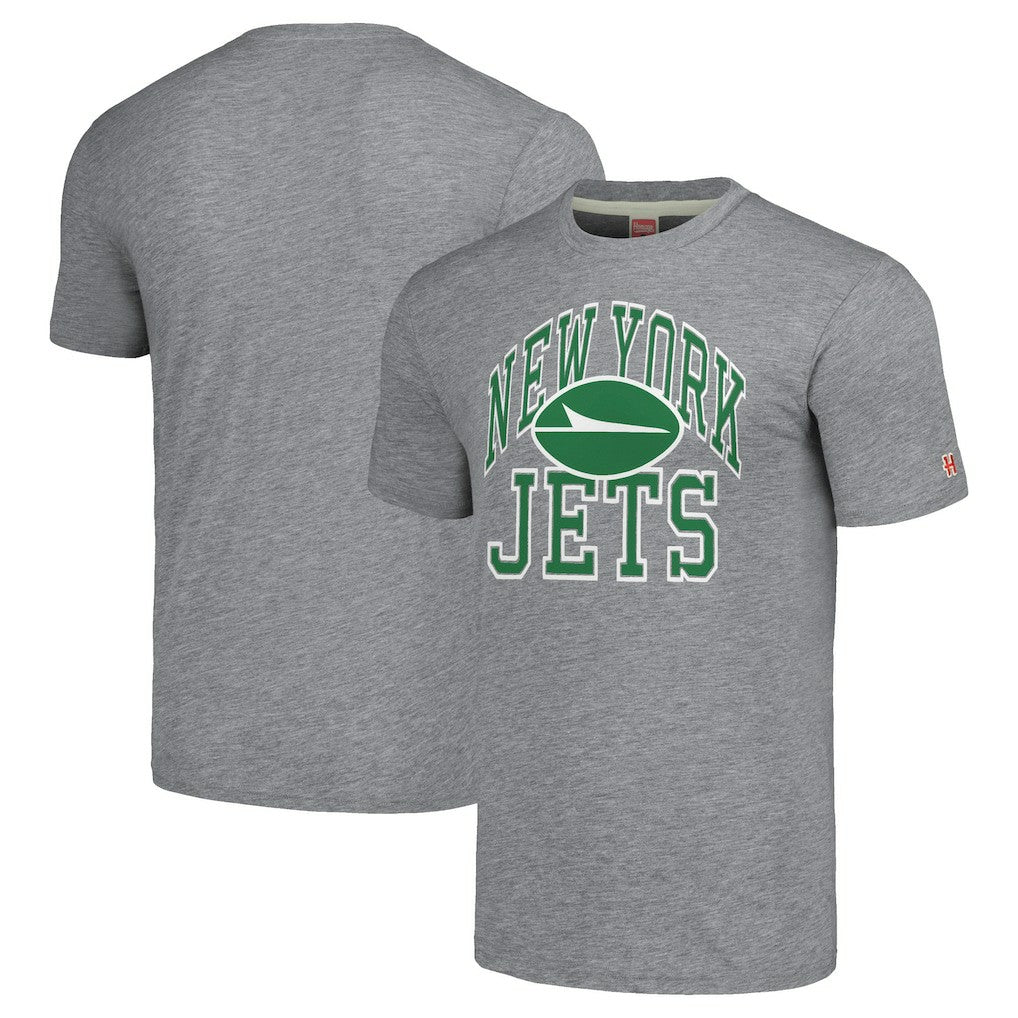 New York Jets Homage Unisex Arch T-Shirt - Gray sale