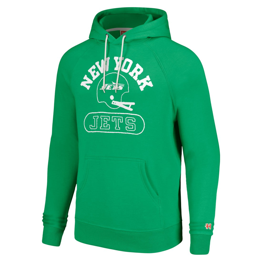 New York Jets Homage Unisex Helmet Tri-Blend Pullover Hoodie - Green cheap