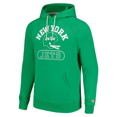 New York Jets Homage Unisex Helmet Tri-Blend Pullover Hoodie - Green cheap