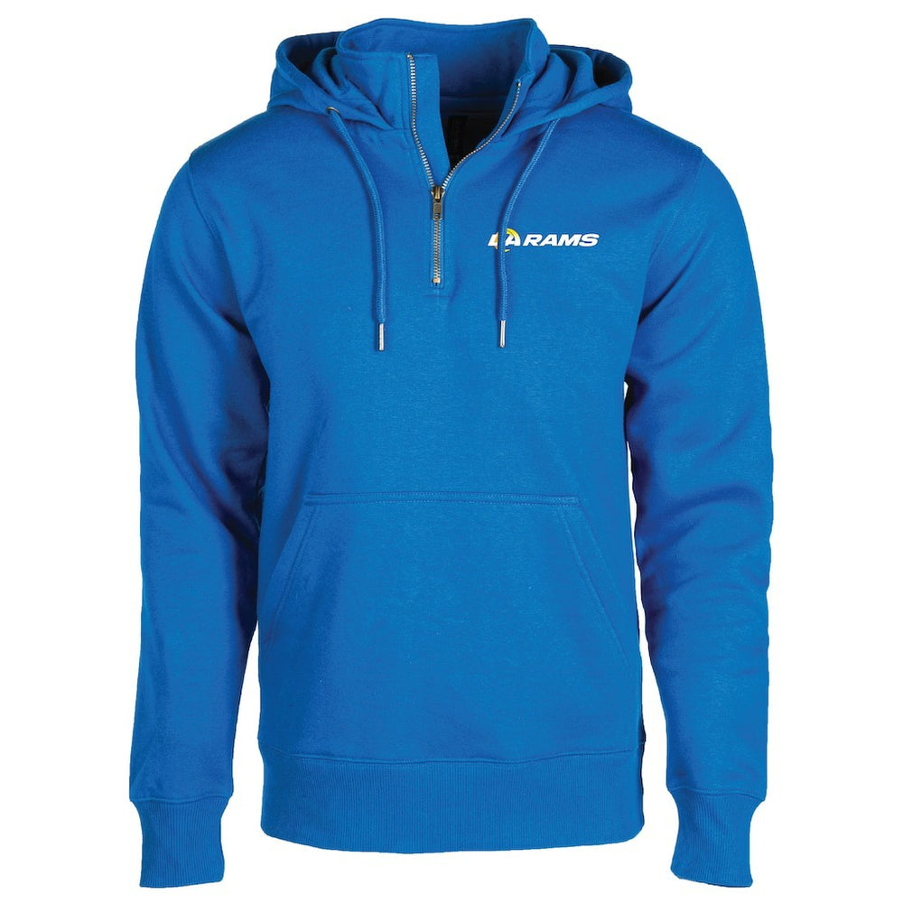 Los Angeles Rams Dunbrooke Unisex Defender Quarter-Zip Hoodie - Royal cheap