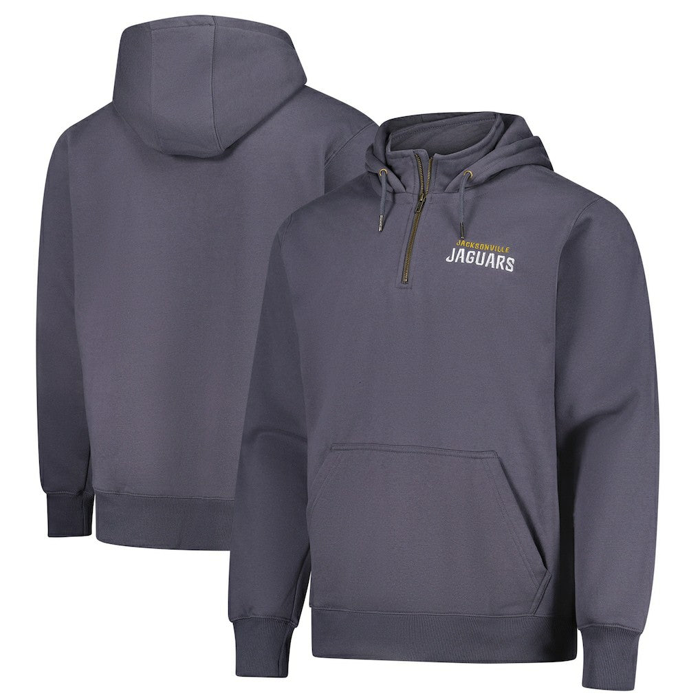 Jacksonville Jaguars Dunbrooke Unisex Defender Quarter-Zip Hoodie - Graphite sale