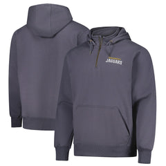 Jacksonville Jaguars Dunbrooke Unisex Defender Quarter-Zip Hoodie - Graphite sale