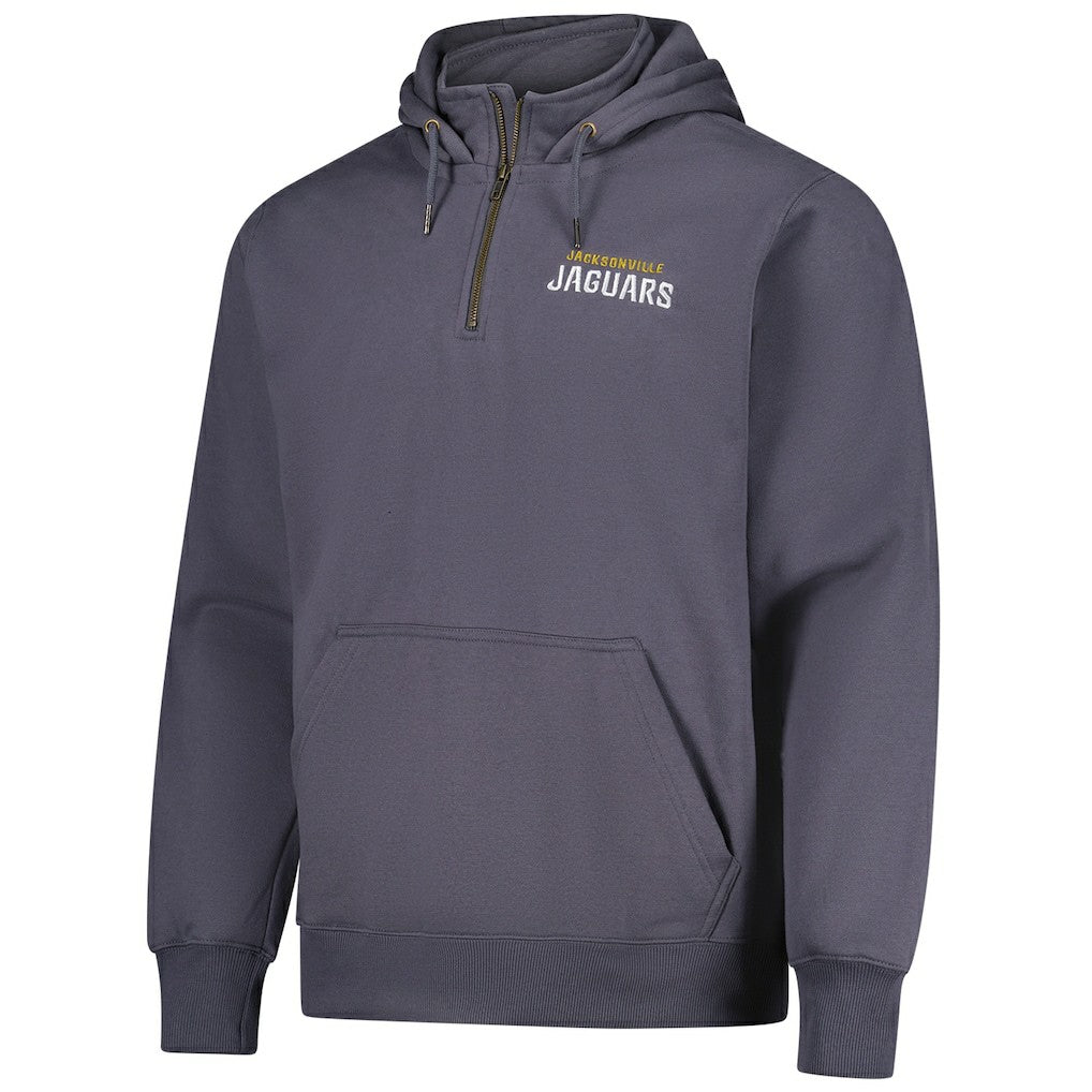 Jacksonville Jaguars Dunbrooke Unisex Defender Quarter-Zip Hoodie - Graphite sale