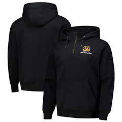 Cincinnati Bengals Dunbrooke Unisex Defender Quarter-Zip Hoodie - Black discount