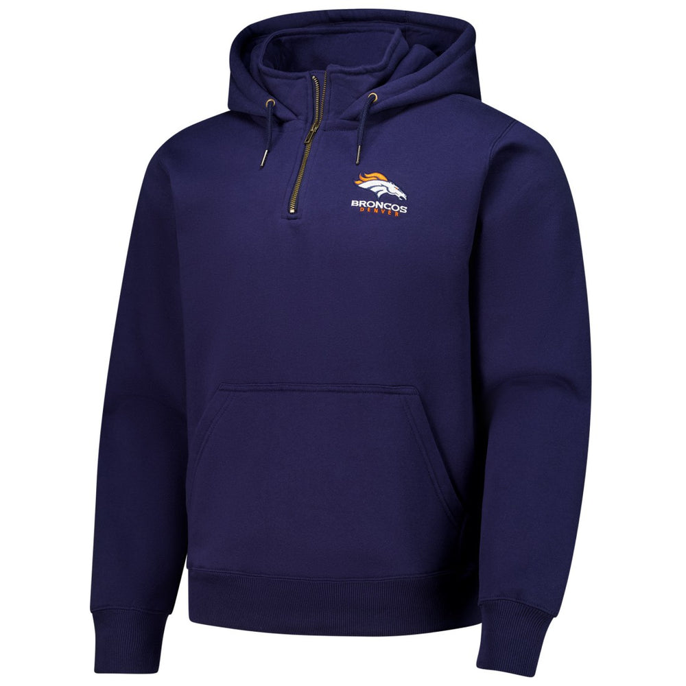 Denver Broncos Dunbrooke Unisex Defender Quarter-Zip Hoodie - Navy sale