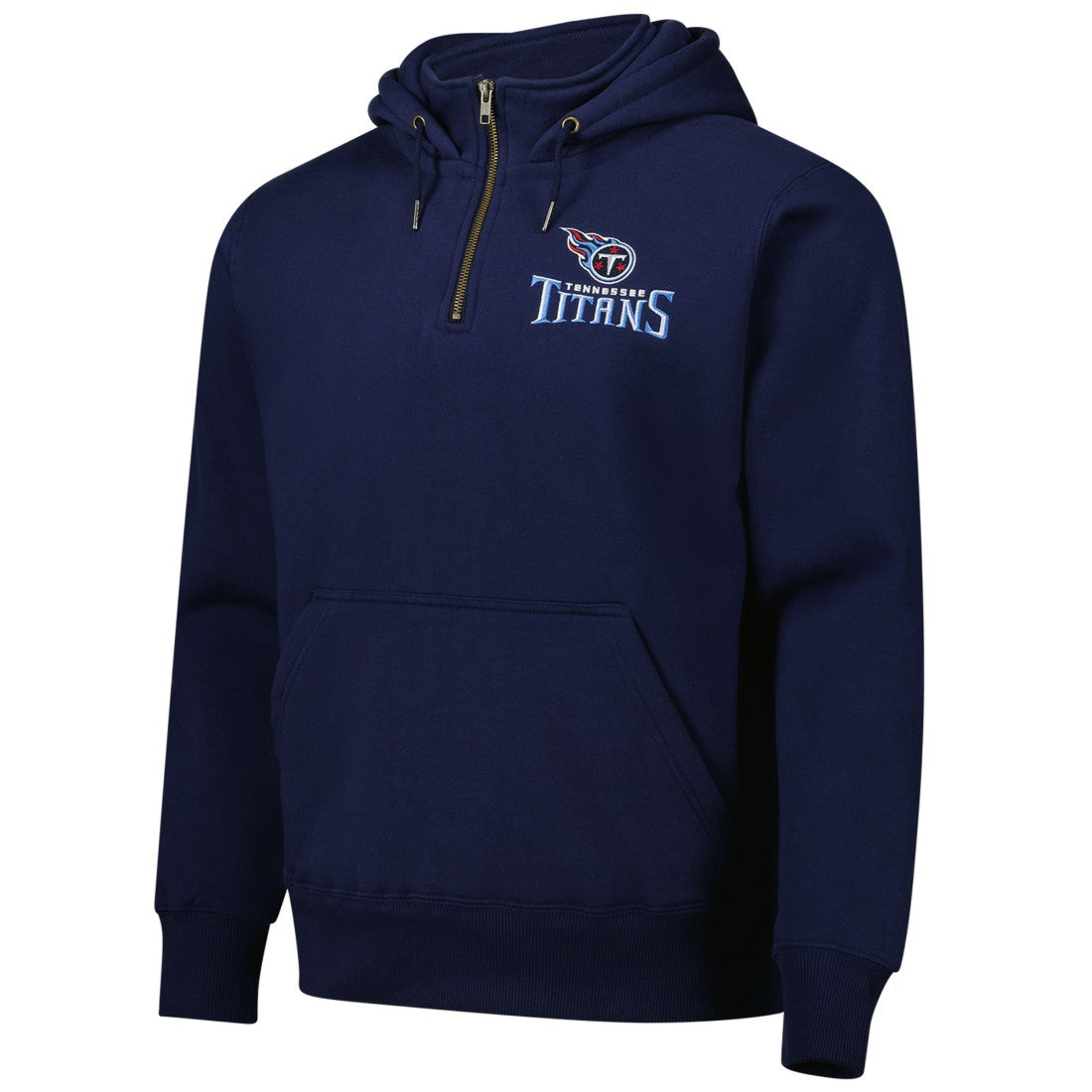 Tennessee Titans Dunbrooke Unisex Defender Quarter-Zip Hoodie - Navy for sale