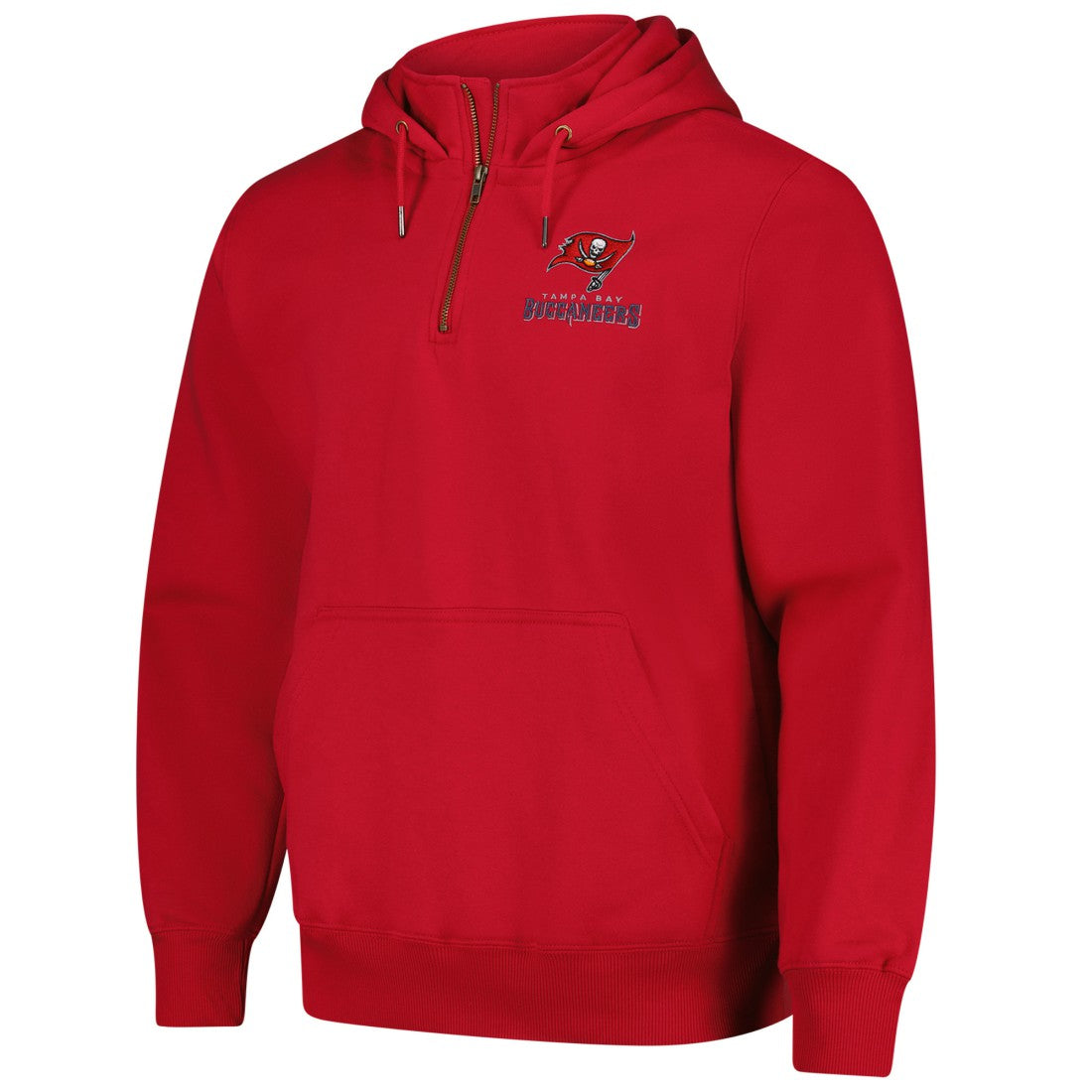 Tampa Bay Buccaneers Dunbrooke Unisex Defender Quarter-Zip Hoodie - Red outlet