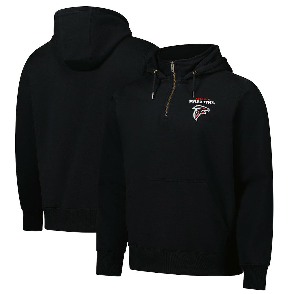 Atlanta Falcons Dunbrooke Unisex Defender Quarter-Zip Hoodie - Black online