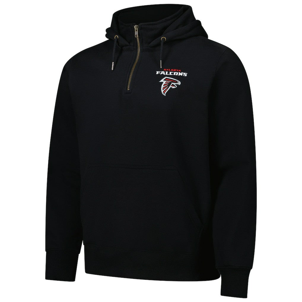 Atlanta Falcons Dunbrooke Unisex Defender Quarter-Zip Hoodie - Black online