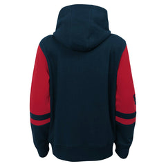 Houston Texans Youth Stadium Color-Block Full-Zip Hoodie - Navy cheap