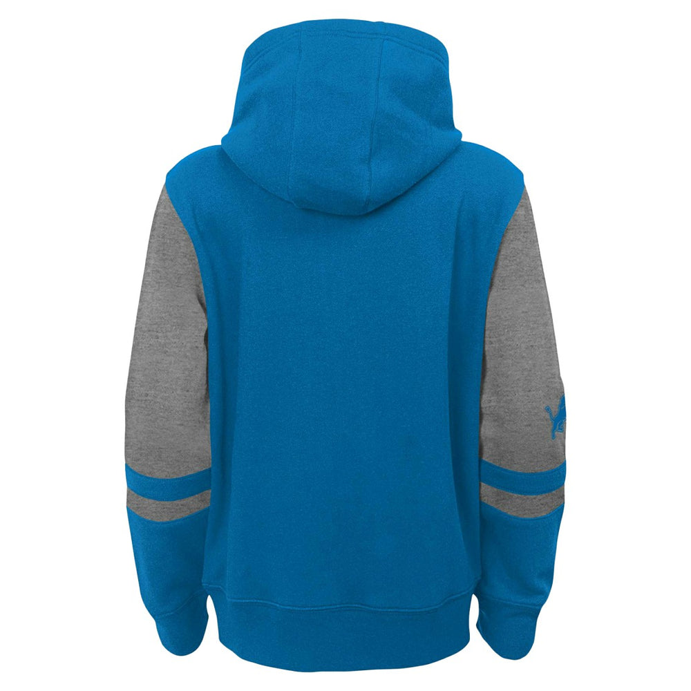 Detroit Lions Preschool Stadium Color Block Full-Zip Hoodie - Blue outlet
