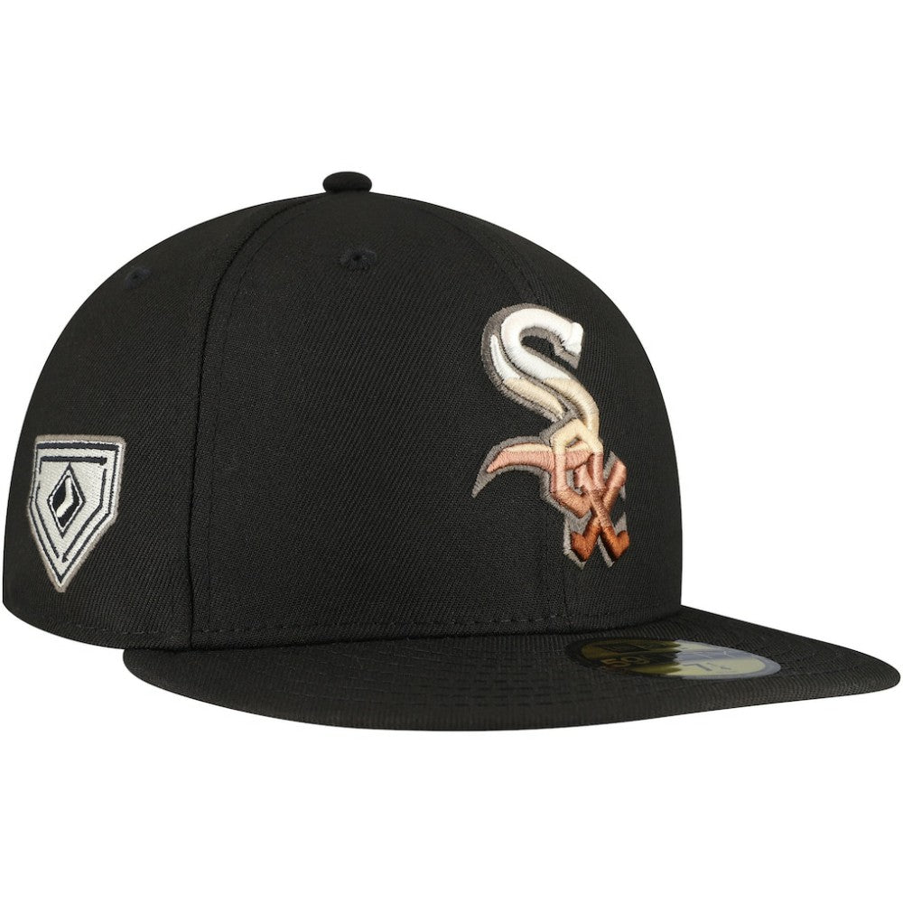 Chicago White Sox Dune Gradient Side Patch 59FIFTY Fitted Hat - Black | New Era